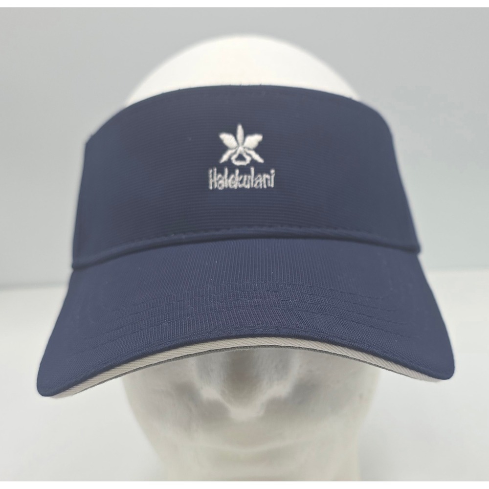 Antigua‎ Halekulani Visor Strapback Navy Blue Performance technical Golf Hat Cap